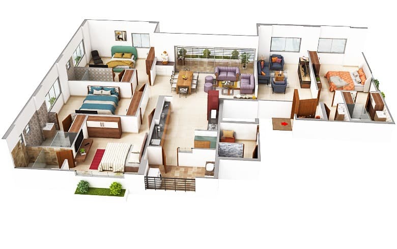 Floor Plan 1 - Sharanya Kadamb