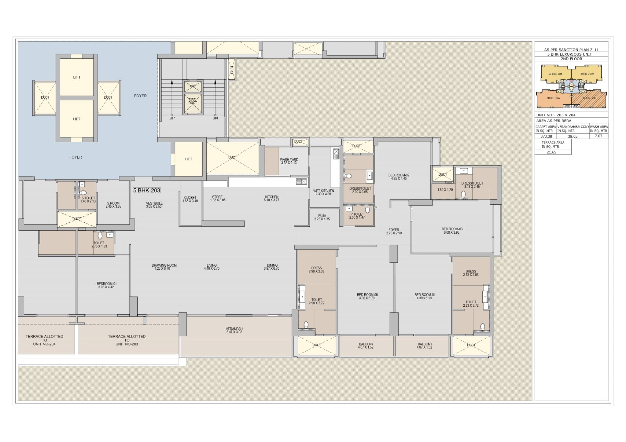 Floor Plan 1 - Riviera Palacio