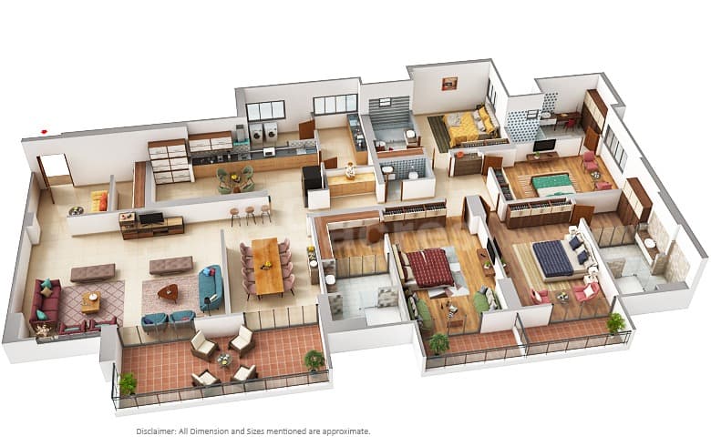 Floor Plan 4 - Riviera Palacio