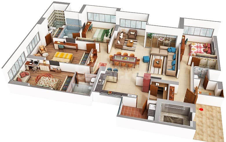 Floor Plan 2 - Anamika High Point