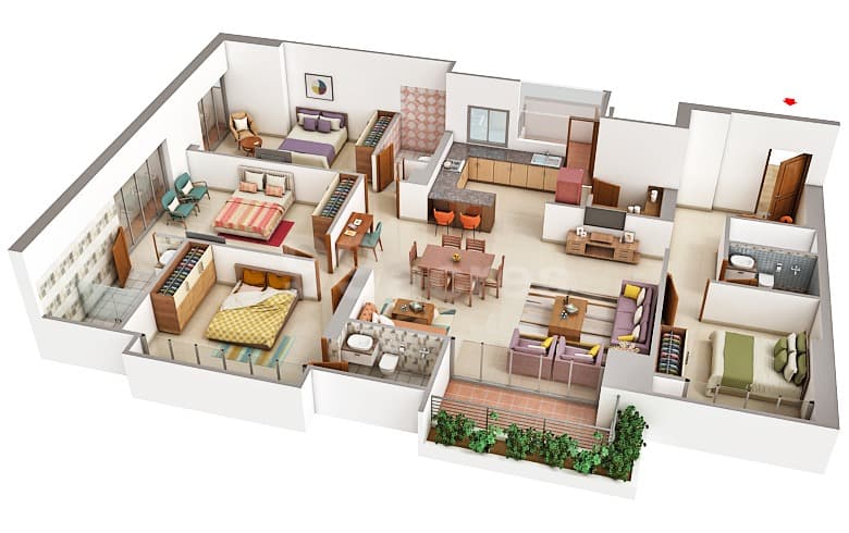 Floor Plan 4 - Anamika High Point