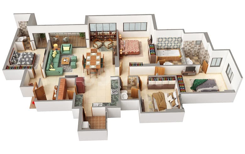 Floor Plan 1 - Shafalya The Verity