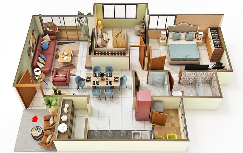 Floor Plan 1 - The Attraction
