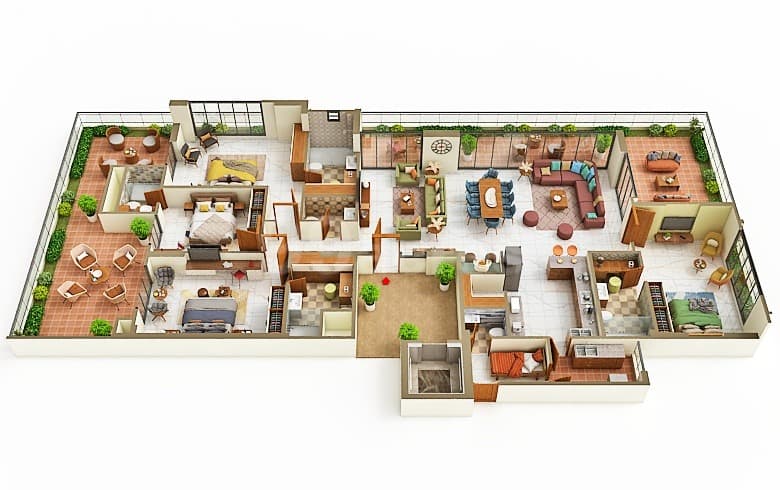 Floor Plan 1 - Zaveri Aurus