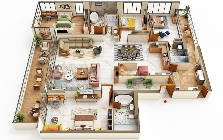 Floor Plan 1 - KK The Camellia