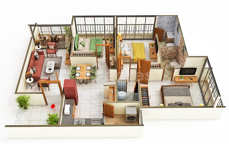 Floor Plan 2 - Anushthan The Mansion