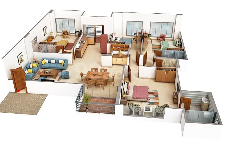 Floor Plan 1 - Swarnim Skyline