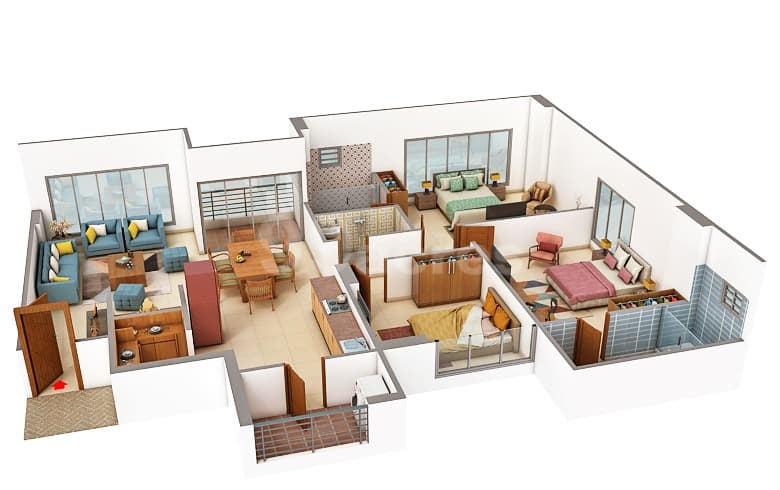 Floor Plan 2 - Swarnim Skyline