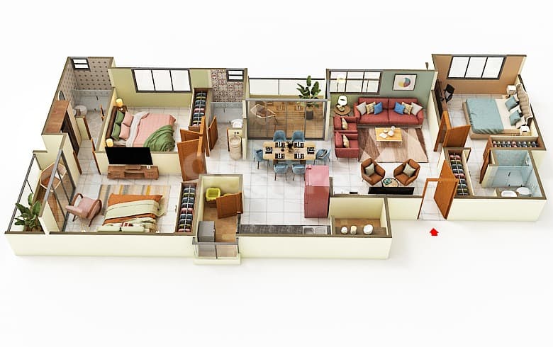 Floor Plan 1 - PSY Pramukh Praise