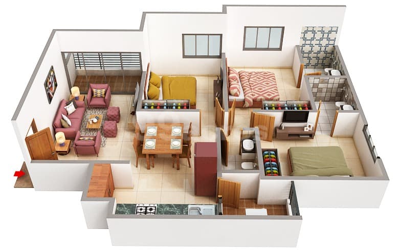 Floor Plan 2 - Elenza Gradient