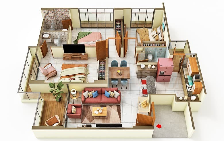 Floor Plan 4 - Kautilya Two20