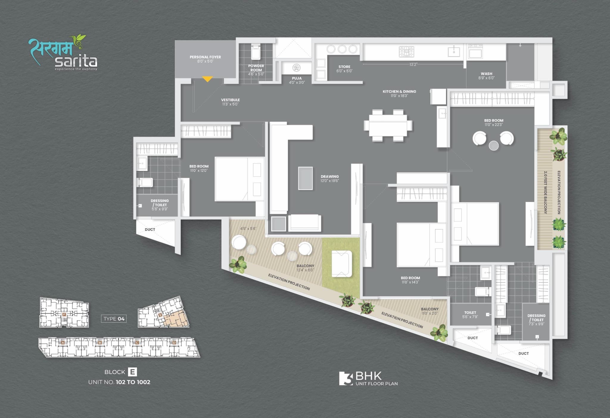 Floor Plan 2 - Sargam Sarita