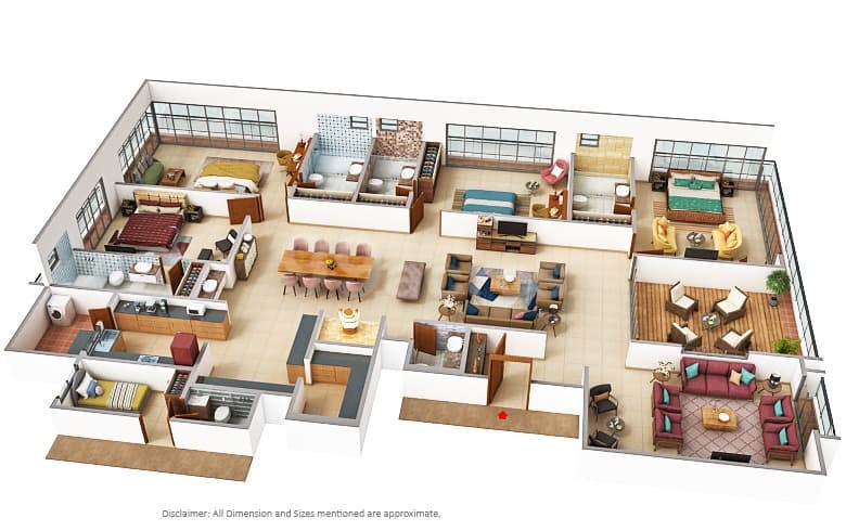 Floor Plan 1 - The Bellagio
