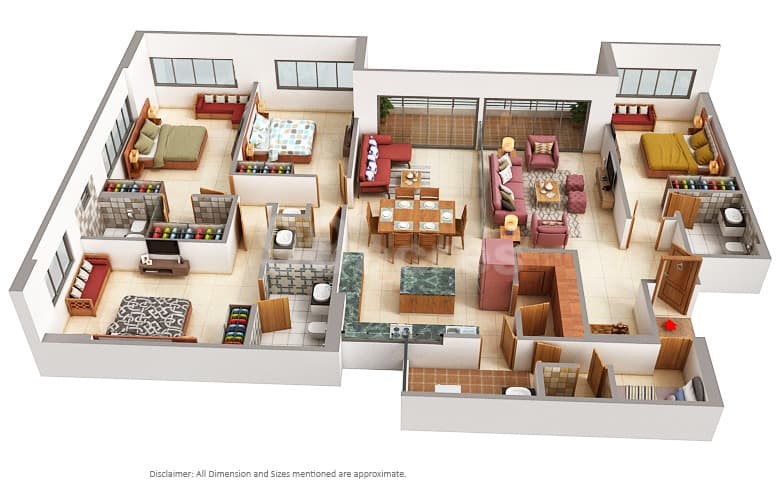 Floor Plan 1 - Satyamev Luxor