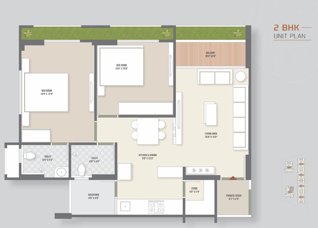 Floor Plan 1 - Shree Saffron
