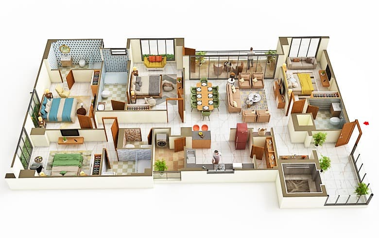 Floor Plan 2 - NB Palm