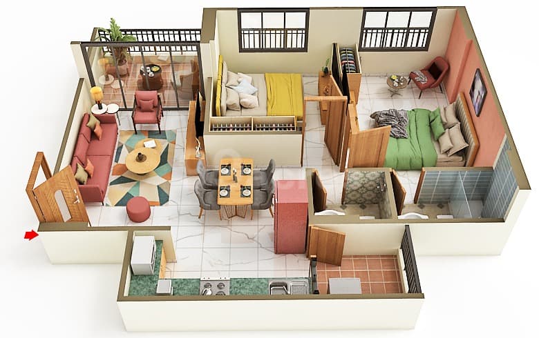 Floor Plan 1 - Regalia Inara