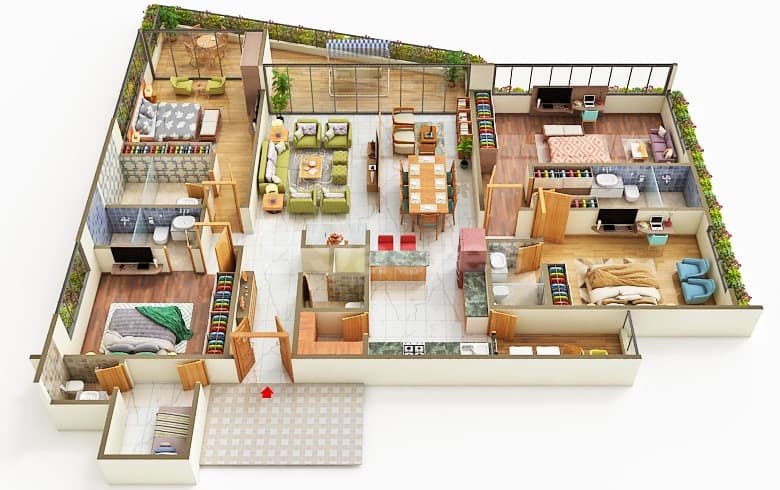 Floor Plan 1 - The Valinor