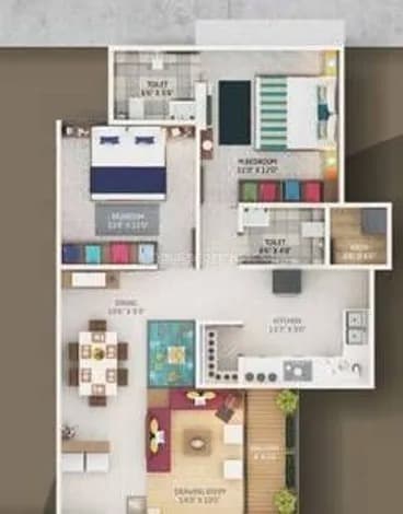 Floor Plan 1 - Shree Luvkush 4