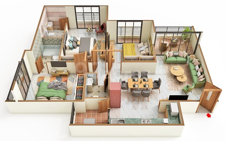 Floor Plan 2 - Swastik Clairmont