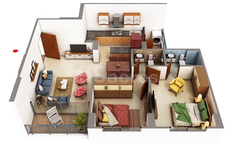Floor Plan 1 - Vishwanath Maher Homes 5