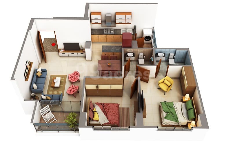 Floor Plan 2 - Vishwanath Maher Homes 5