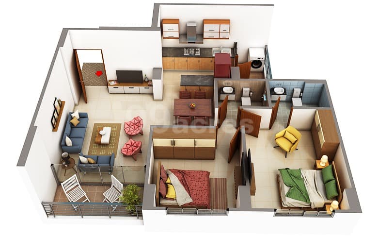Floor Plan 3 - Vishwanath Maher Homes 5