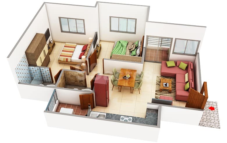 Floor Plan 1 - Airan Shela 24