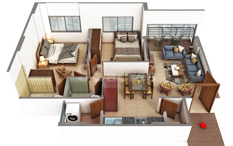 Floor Plan 1 - Shiv Mahadev Lavish