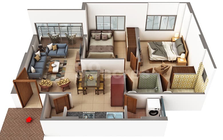 Floor Plan 2 - Shiv Mahadev Lavish