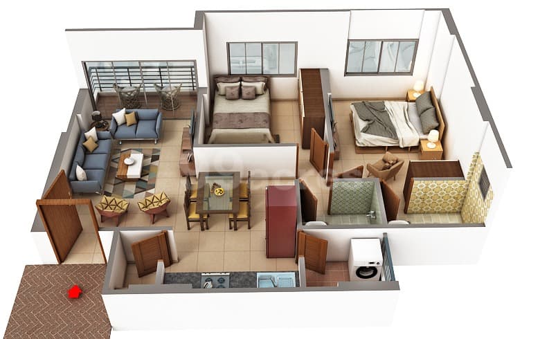 Floor Plan 4 - Shiv Mahadev Lavish