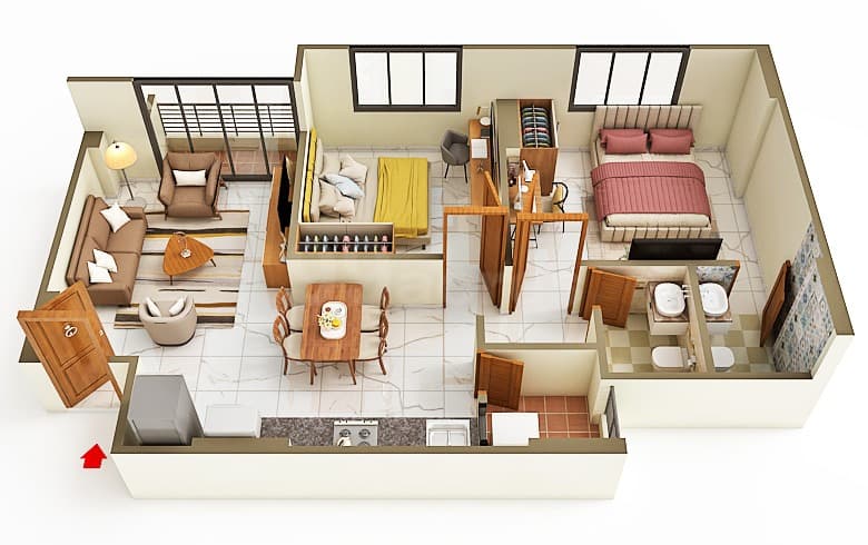 Floor Plan 1 - Pratham Benison