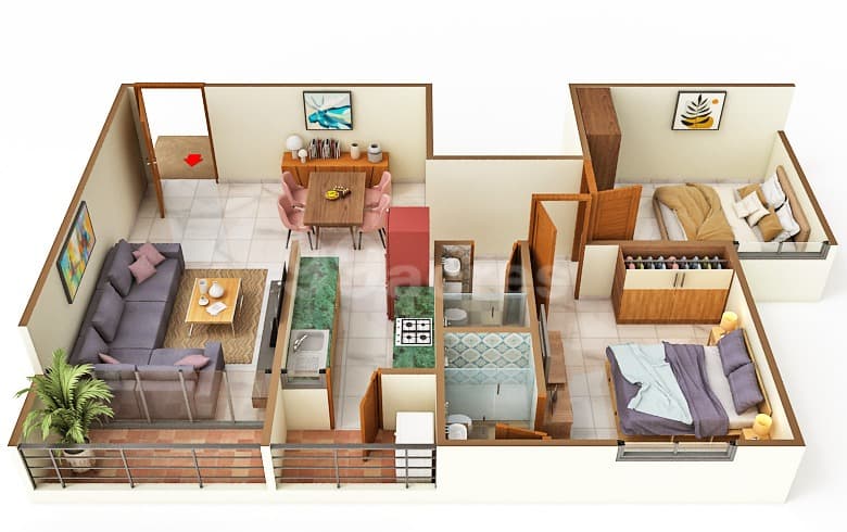 Floor Plan 1 - Deep Indraprasth Abode