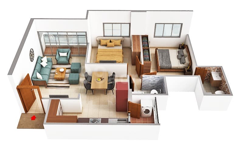 Floor Plan 2 - Sheladia Trinary