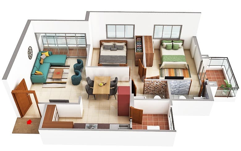 Floor Plan 3 - Sheladia Trinary