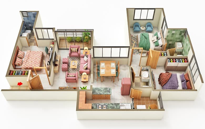 Floor Plan 1 - Venus Planet