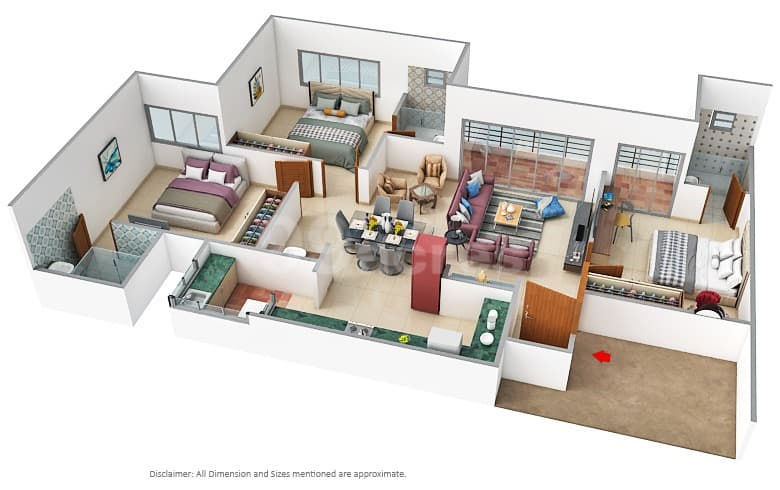 Floor Plan 2 - Kavisha The Portrait