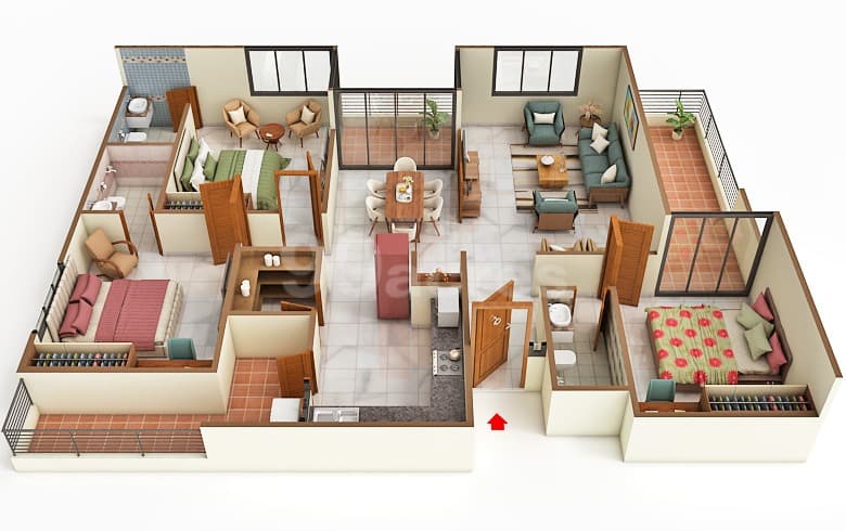 Floor Plan 1 - TRA Aalay