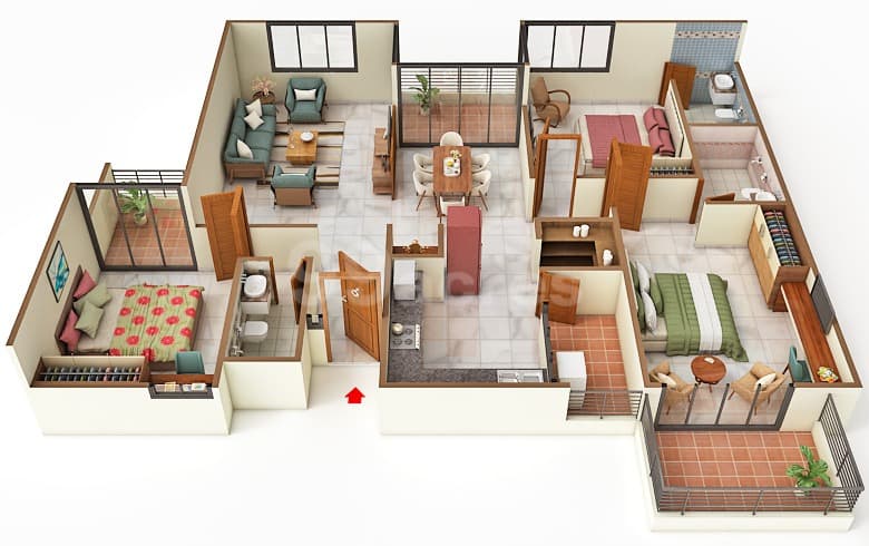 Floor Plan 2 - TRA Aalay