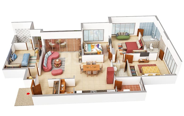 Floor Plan 3 - Aristo The Regal