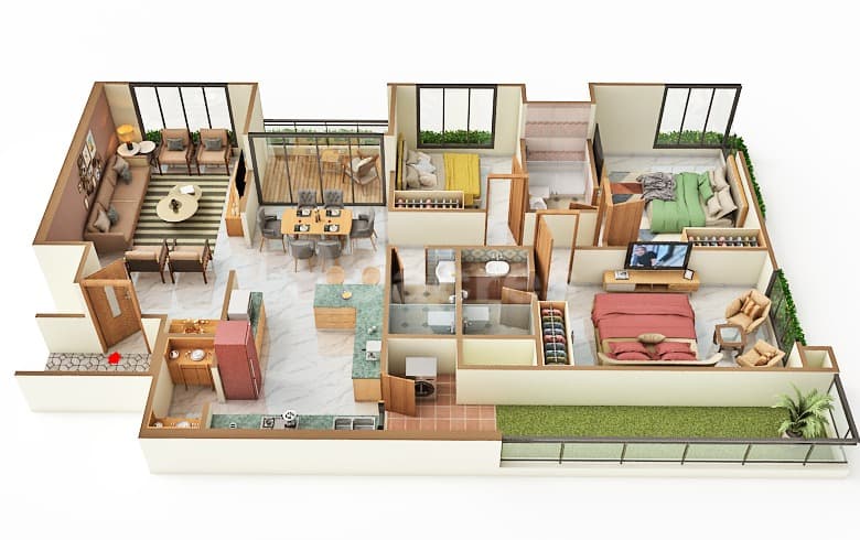 Floor Plan 2 - Shivalik Greenfield