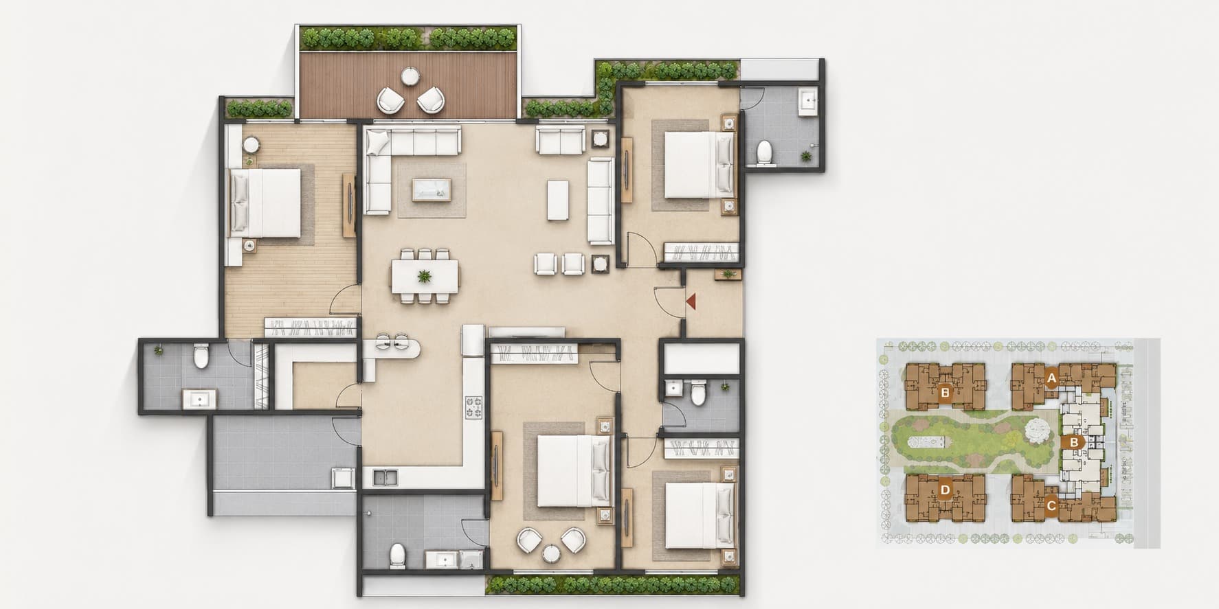 Floor Plan 1 - The Midas