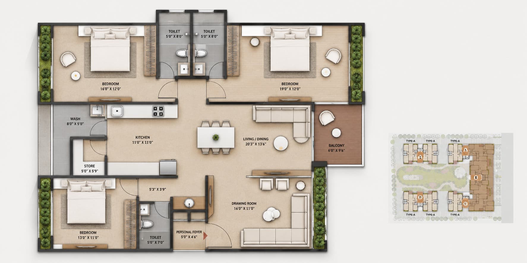 Floor Plan 2 - The Midas