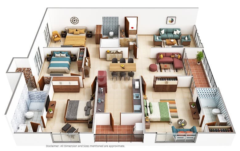 Floor Plan 1 - Shree Vishnudhara Essence