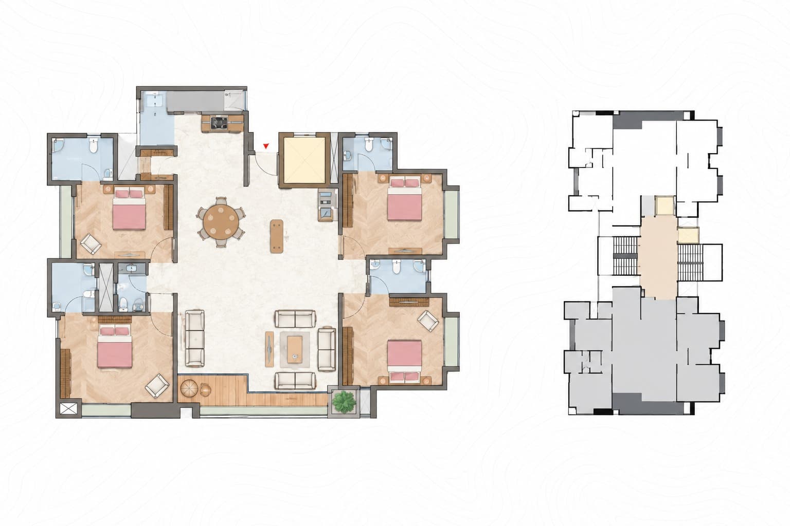 Floor Plan 2 - Kumbh Avyanna