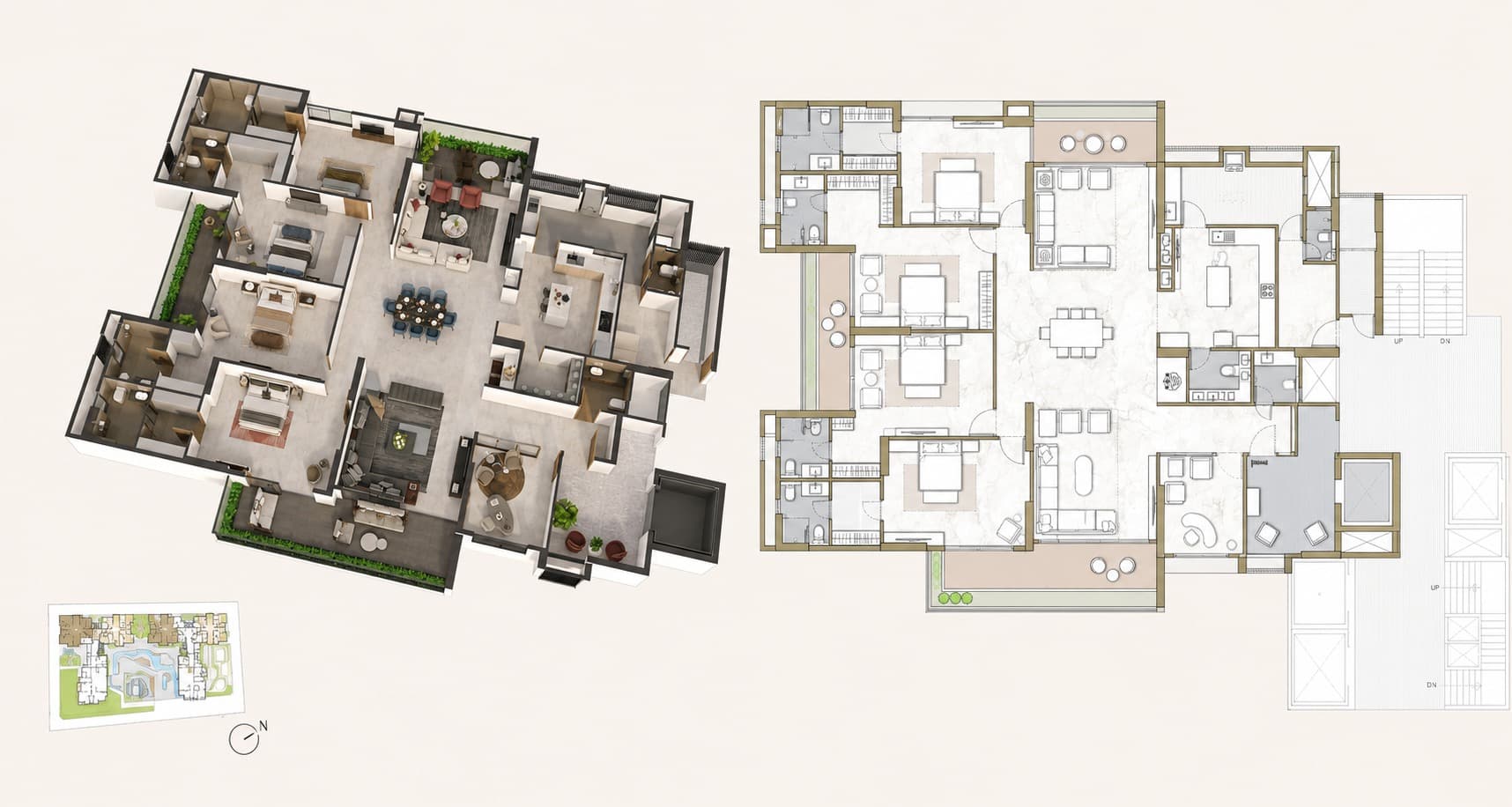 Floor Plan 3 - Kumbh Avyanna