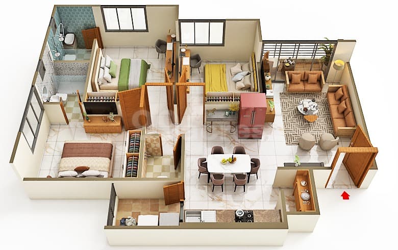 Floor Plan 1 - The Metropark