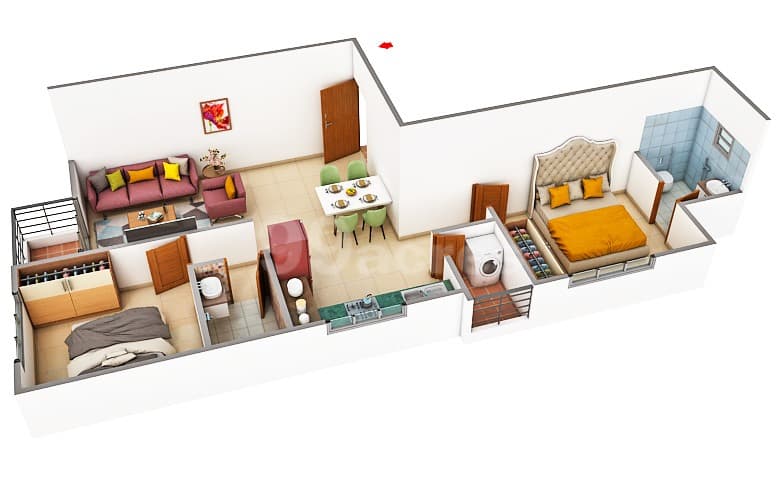Floor Plan 1 - Dharti Skyline