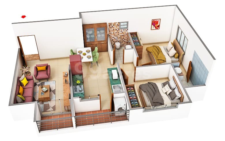Floor Plan 2 - Dharti Skyline