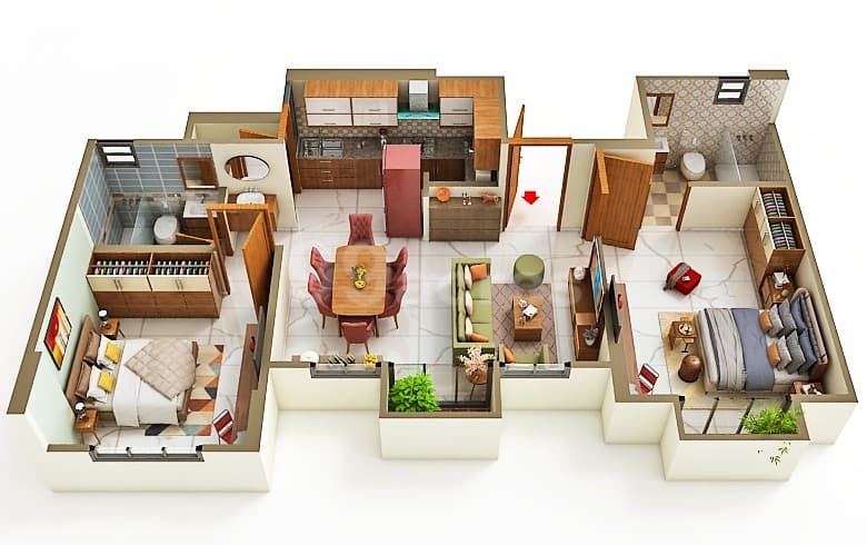 Floor Plan 3 - Reneev Life In Blue